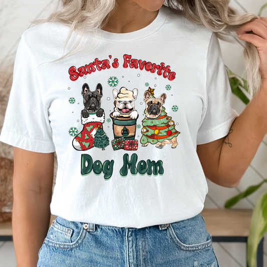 Frenchie Holiday Dog Mom Shirt