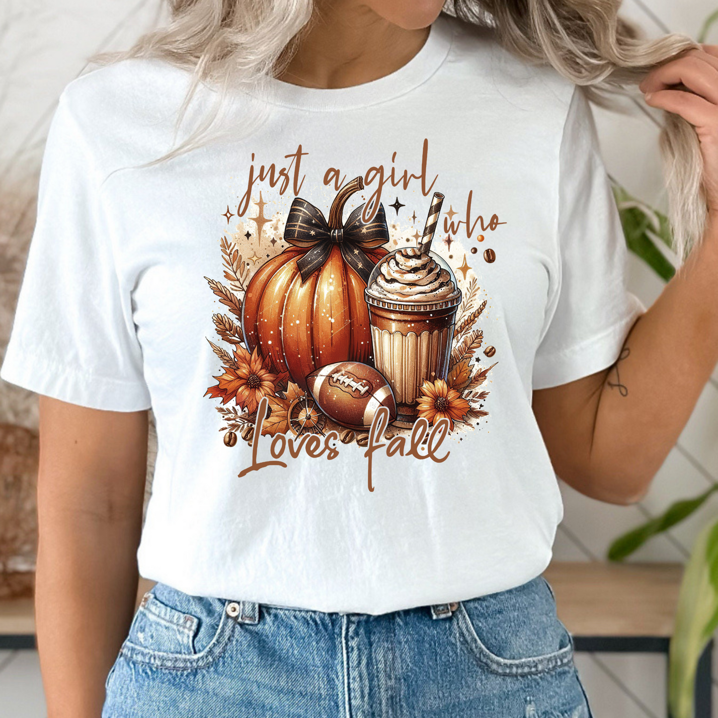 Just A Girl Who Loves Fall Shirt