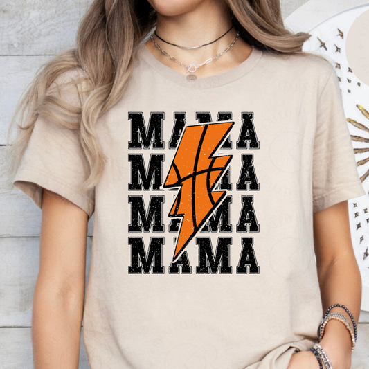 Basketball Mama Lighting Shirt