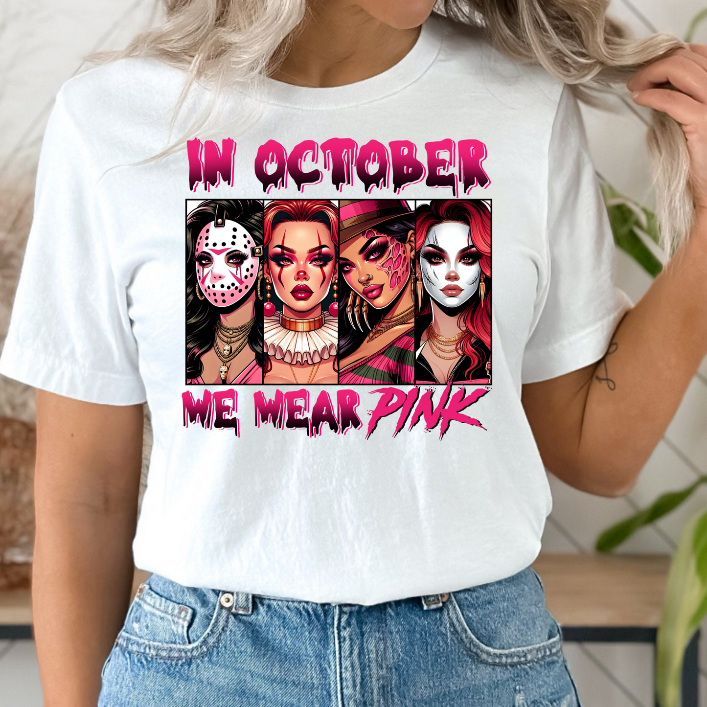 Badgirls In October We Wear Pink Shirt