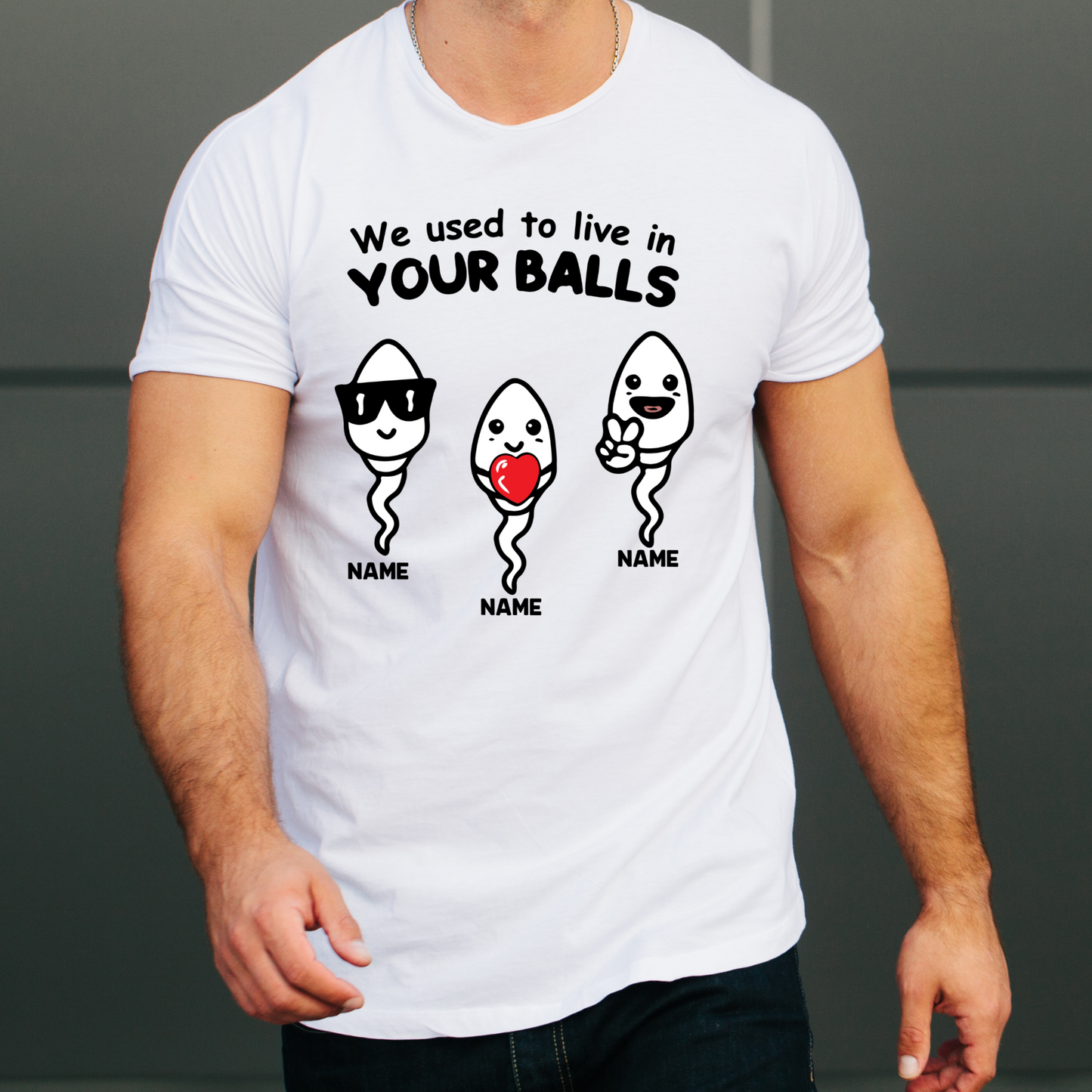 Custom We Use To Live In Your Balls Shirt