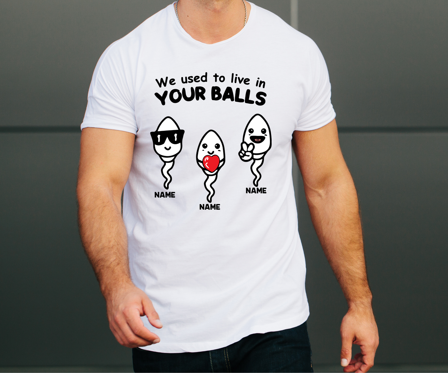 Custom We Use To Live In Your Balls Shirt