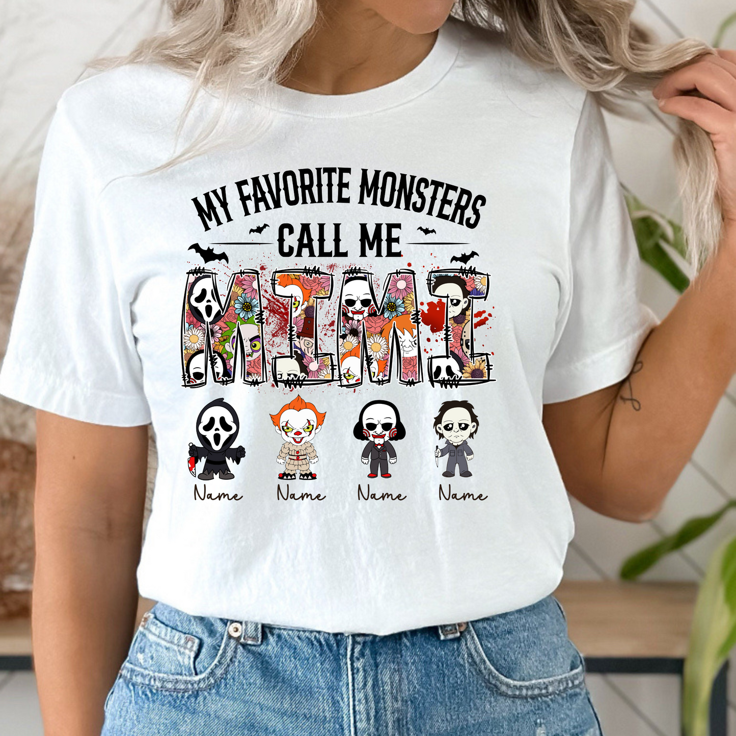 Custom My Favorite Monsters Call Me Mimi Shirt