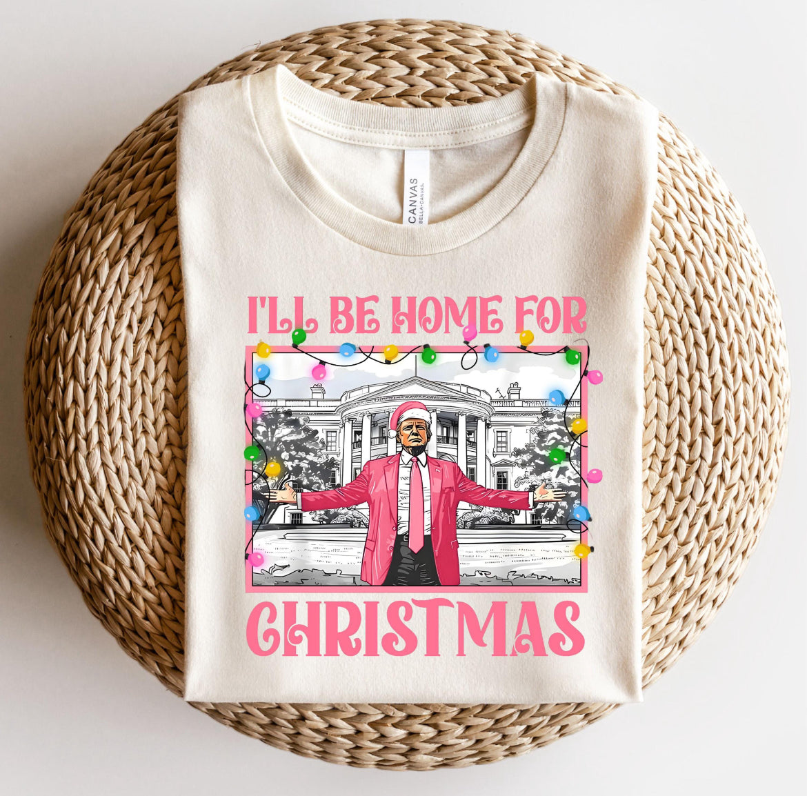 Trump I'll be home for Christmas sweatshirt