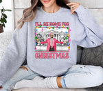 Trump I'll be home for Christmas sweatshirt