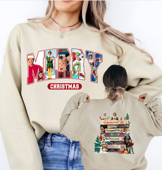 Classic Christmas movie sweatshirt