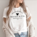 Please Return to Mickey And Company Shirt