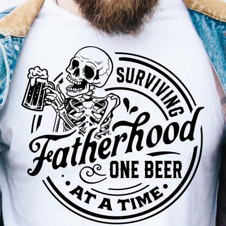 Surviving Fatherhood One Beer At A Time Shirt