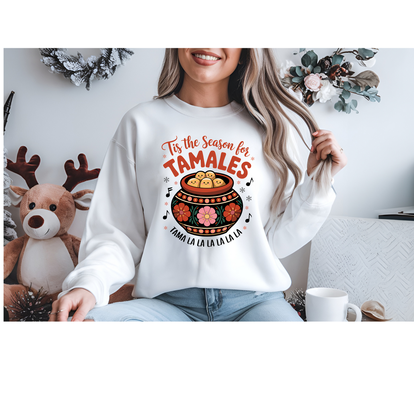 Tis’ the season for tamales sweatshirt