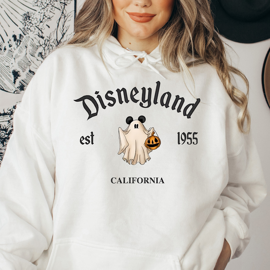 Ghost Mickey Hooded Sweatshirt